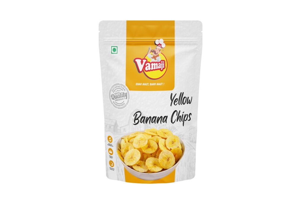 yellow banana chips