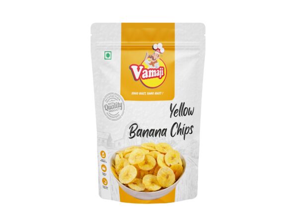 yellow banana chips